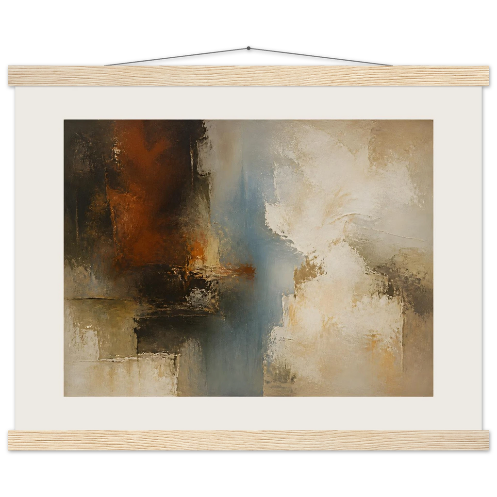 Golden Night: moon and night. Fine art poster by The Light Stays.