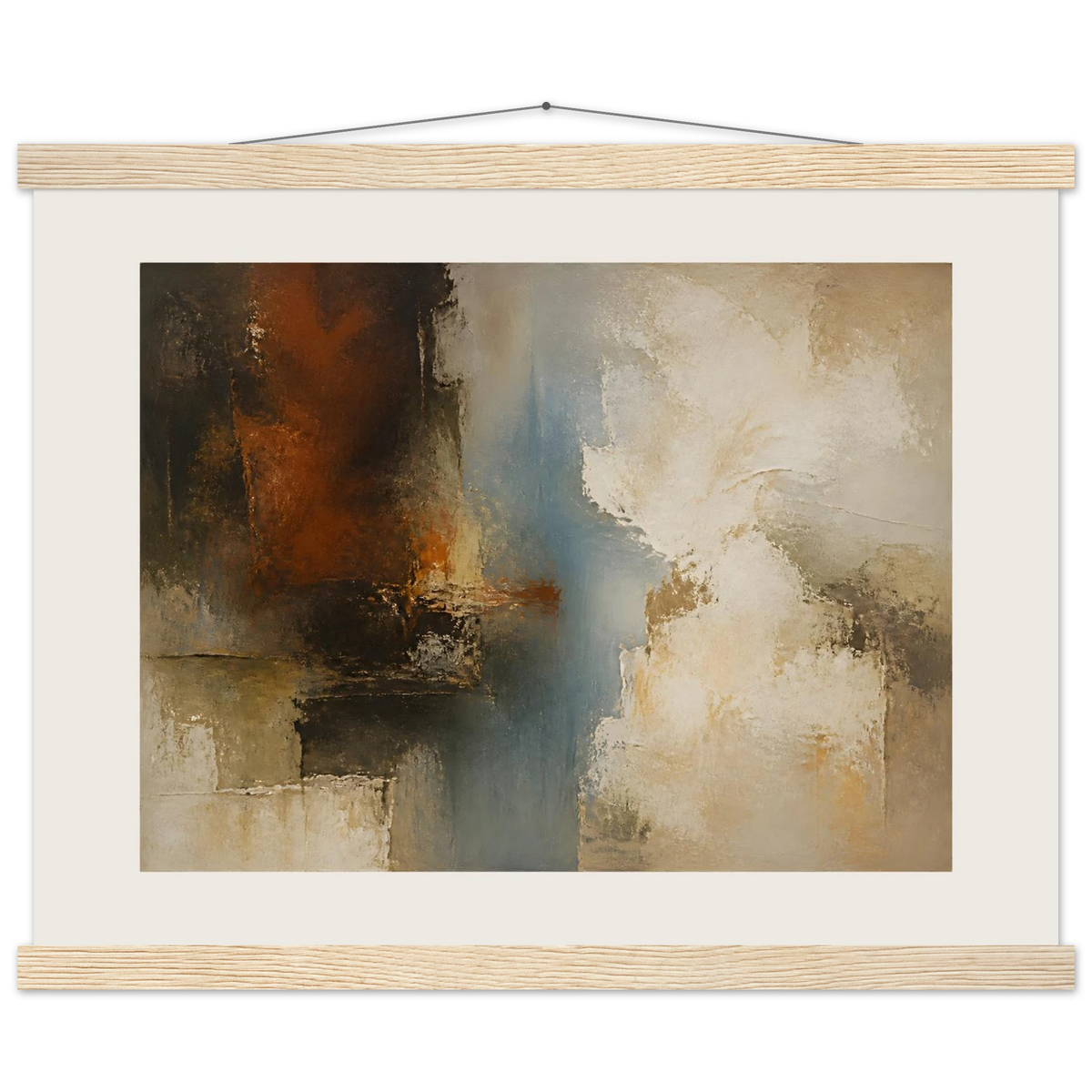 Golden Night: moon and night. Fine art poster by The Light Stays.