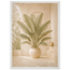 Courtyard Noon, landscape and sun. Archival framed fine art print shown framed.