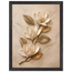 Magnolia Ascent, flowers and botanical. Archival framed fine art print shown framed.