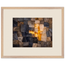 Citrine Seam: lumen and siena. Museum-quality framed fine art print.