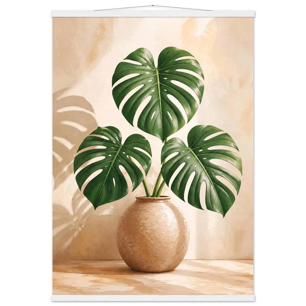 Vessel and Shadow: mediterranean and earth tones. Fine art poster, alternate frame and size.