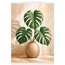 Vessel and Shadow: mediterranean and earth tones. Fine art poster, alternate frame and size.