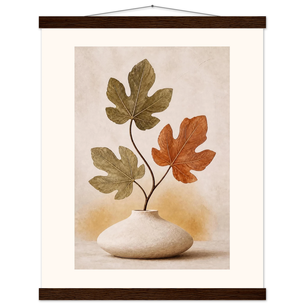 Fig Season: mediterranean and earth tones. Fine art poster by The Light Stays.