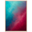 Wine Hour: gradient, dusk and deep color. Museum-quality framed fine art print.