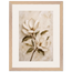 Gilded Magnolia: flowers and botanical. Framed fine art print, alternate frame and size.