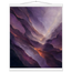 Violet Infinity: moon and night. Fine art poster by The Light Stays.