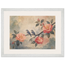 Camellia Birds: flowers and botanical. Framed fine art print, alternate frame and size.