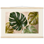 Four Greens: leaves, vivid green and impasto. Museum-quality fine art poster.