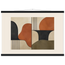 Compass and Clay: geometric abstract, clay and curves. Fine art poster by The Light Stays.