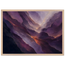 Violet Infinity, moon and night. Archival framed fine art print shown framed.