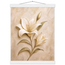 Alabaster Lily: flowers and botanical. Fine art poster by The Light Stays.