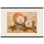 Camellia Eclipse, flowers and botanical. Archival fine art poster shown framed.