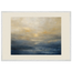 Golden Sea Mist: sea and coastal landscape. Framed fine art print by The Light Stays.