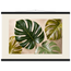 Four Greens: leaves, vivid green and impasto. Fine art poster by The Light Stays.