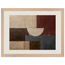 Blocos de Vinho, quadro abstrato emoldurado da The Light Stays.