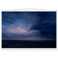 Blue Hour Field: night, horizon and deep blue. Fine art poster, alternate frame and size.