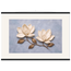 Bronze Magnolia, flowers and botanical. Archival fine art poster shown framed.