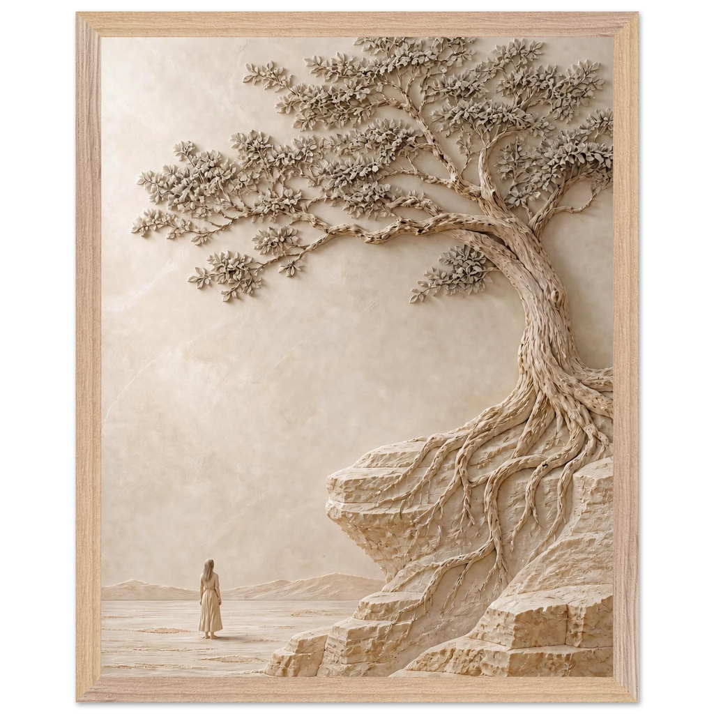 Vigil: petra and siena. Museum-quality framed fine art print.