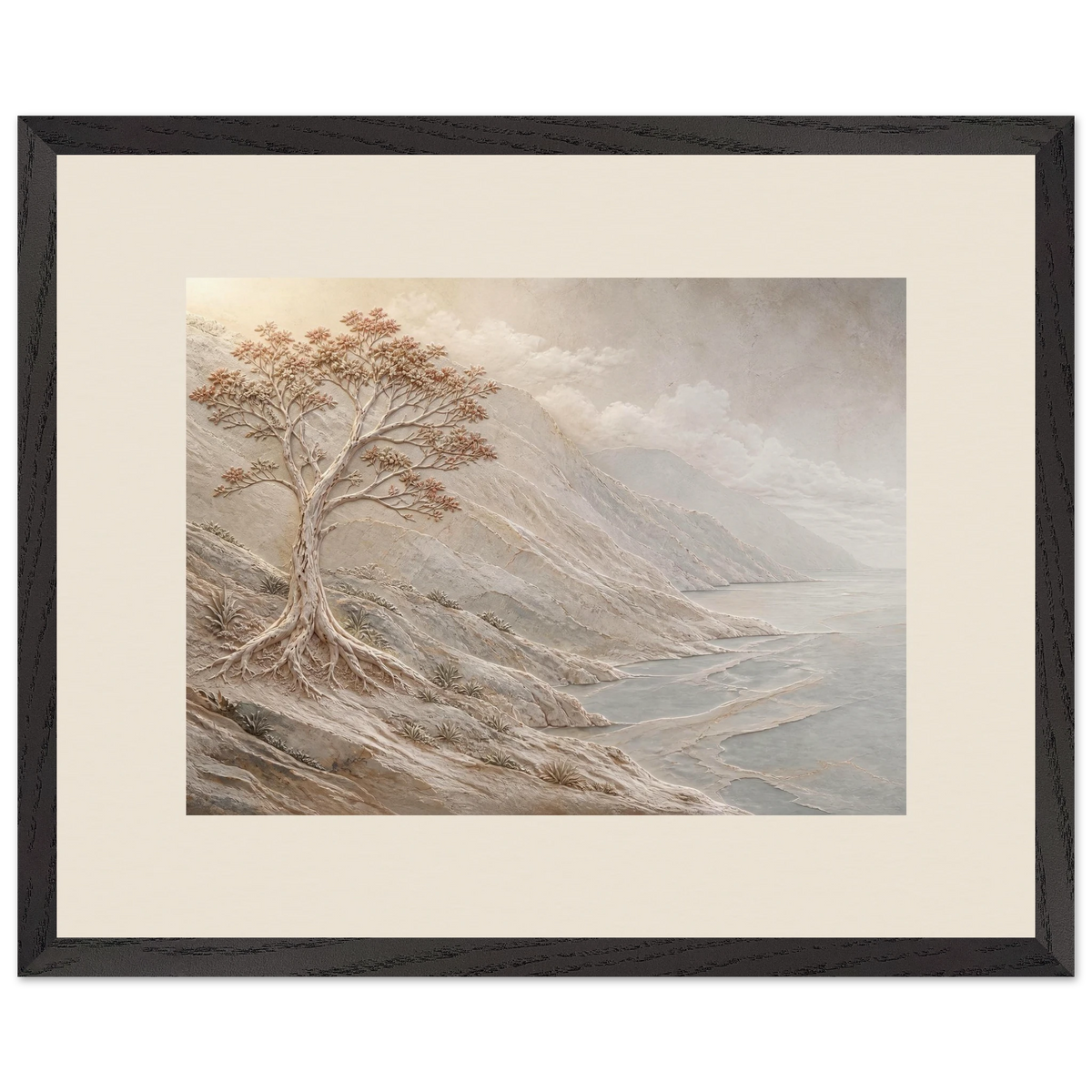 Coral Headland: sea and coastal landscape. Museum-quality framed fine art print.