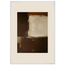 Terracotta Diptych, Panel II of II: two panels, terracotta and cream. Framed fine art print, alternate frame and size.