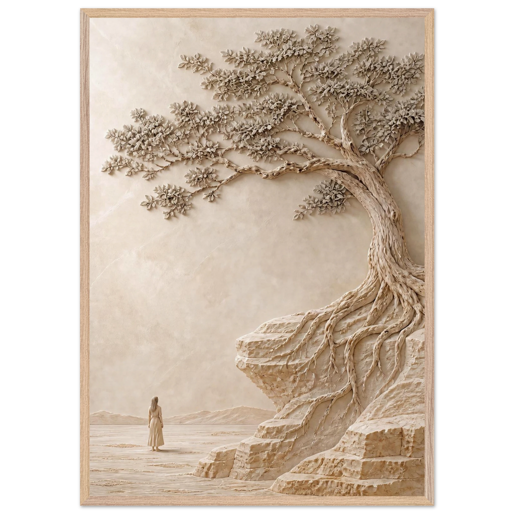 Vigil: petra and siena. Museum-quality framed fine art print.
