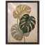 Stone Monstera: botanical and nature. Framed fine art print by The Light Stays.