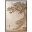 Vigil: petra and siena. Framed fine art print, alternate frame and size.