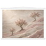 Blossom Terraces, flowers and botanical. Archival fine art poster shown framed.