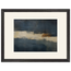Ivory Crossing: abstract, ivory and serene lines. Framed fine art print.