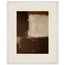 Terracotta Diptych, Panel II of II, two panels, terracotta and cream. Archival framed fine art print shown framed.