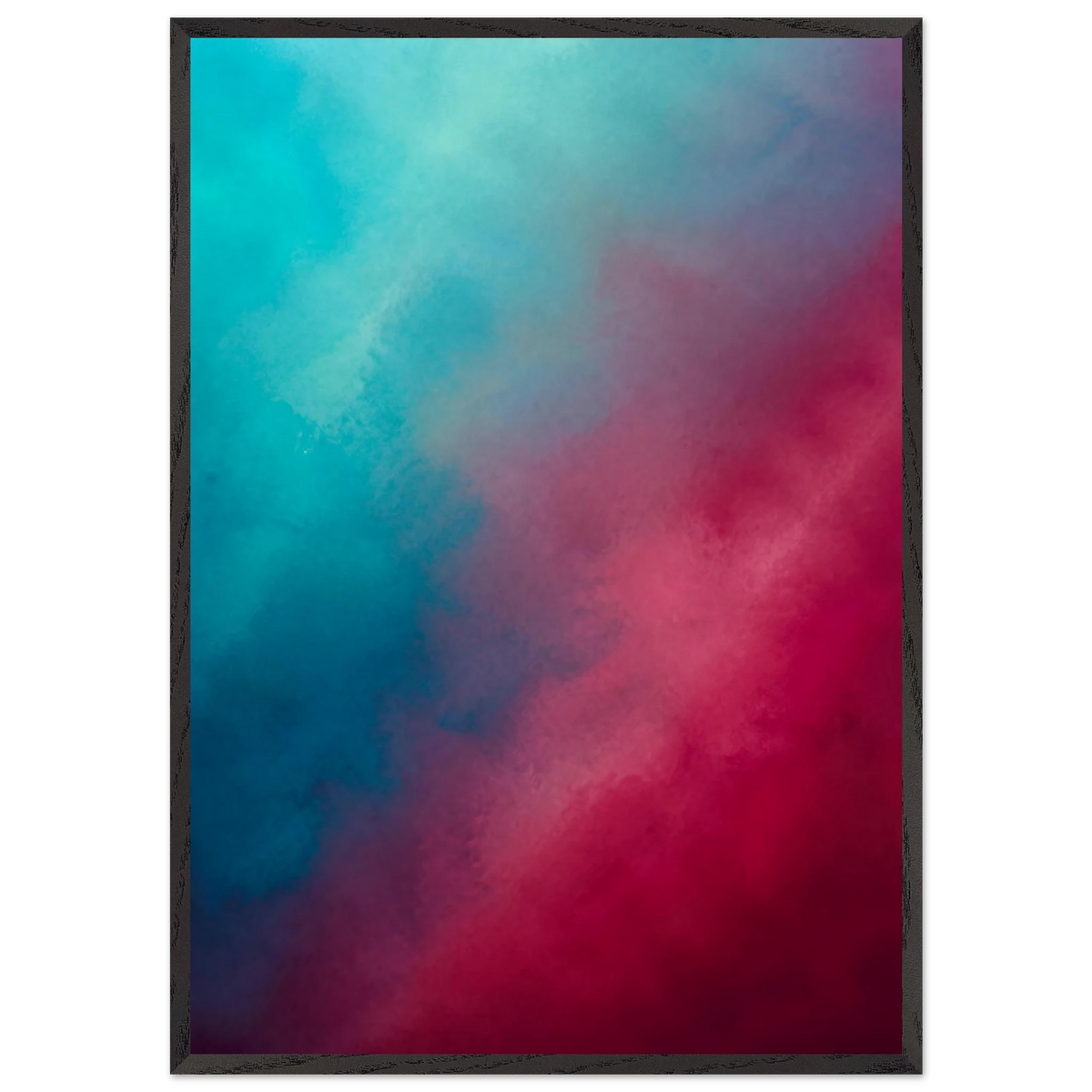 Wine Hour: gradient, dusk and deep color. Framed fine art print by The Light Stays.