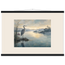 Heron at Dawn: japanese art and japandi. Museum-quality fine art poster.