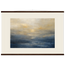 Golden Sea Mist: sea and coastal landscape. Fine art poster, alternate frame and size.