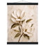 Gilded Magnolia: flowers and botanical. Fine art poster, alternate frame and size.