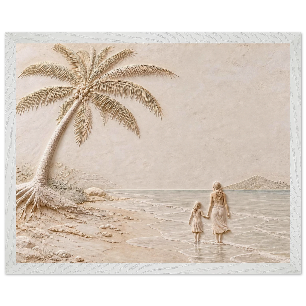 First Tide: sea and coastal landscape. Museum-quality framed fine art print.