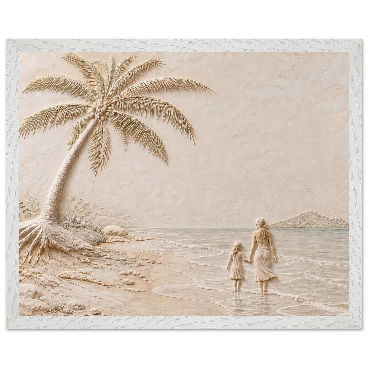 First Tide: sea and coastal landscape. Museum-quality framed fine art print.