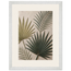 Carved Fronds: impasto, leaves and sand tones. Museum-quality framed fine art print.