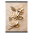 Magnolia Ascent: flowers and botanical. Fine art poster, alternate frame and size.