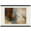 Golden Night, moon and night. Archival fine art poster shown framed.