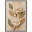 Carved Camellia: flowers and botanical. Framed fine art print by The Light Stays.