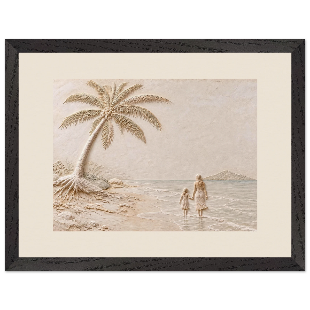 First Tide: sea and coastal landscape. Framed fine art print.