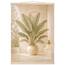 Courtyard Noon, landscape and sun. Archival fine art poster shown framed.