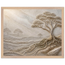 Old Growth, petra and herbarium. Archival framed fine art print shown framed.