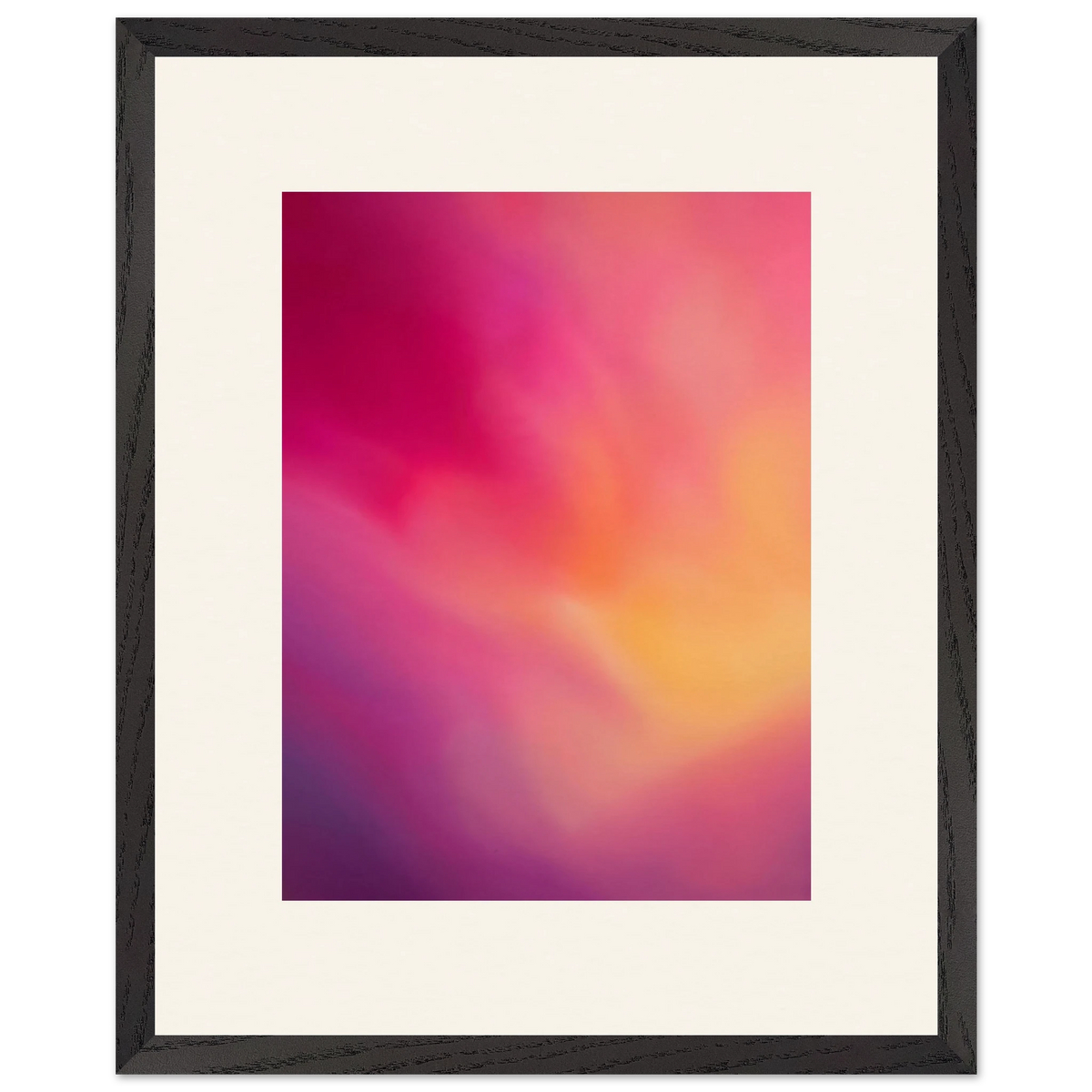Magenta Plume: gradient, magenta and movement. Framed fine art print by The Light Stays.