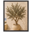 Olive Terrace: landscape and sun. Framed fine art print, alternate frame and size.