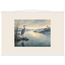 Heron at Dawn: japanese art and japandi. Museum-quality fine art poster.
