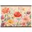 Floral Rhythm: flowers and botanical. Fine art poster, alternate frame and size.