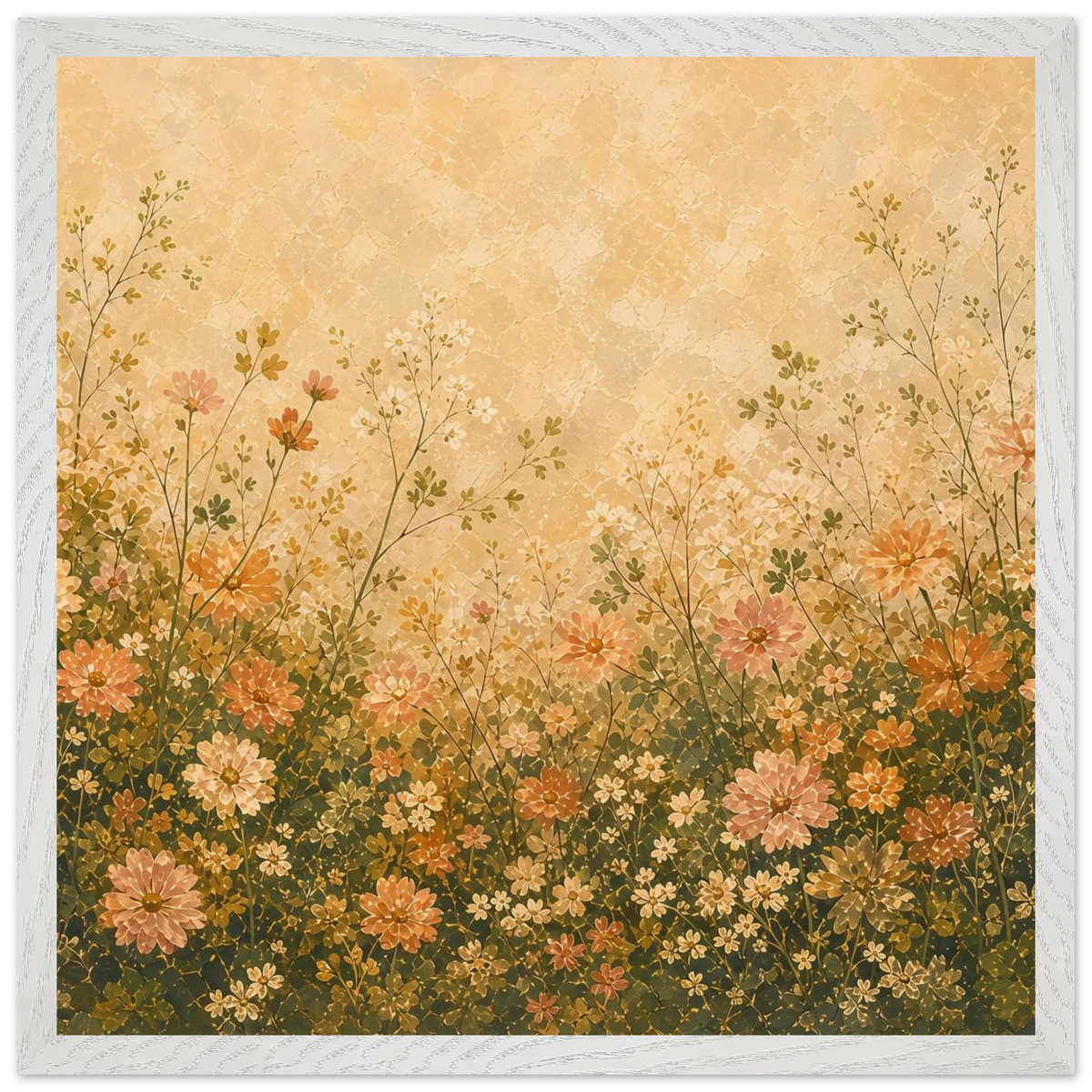 Petal Garden: flowers, botanical and abundance. Framed fine art print by The Light Stays.