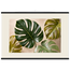 Four Greens: leaves, vivid green and impasto. Fine art poster by The Light Stays.